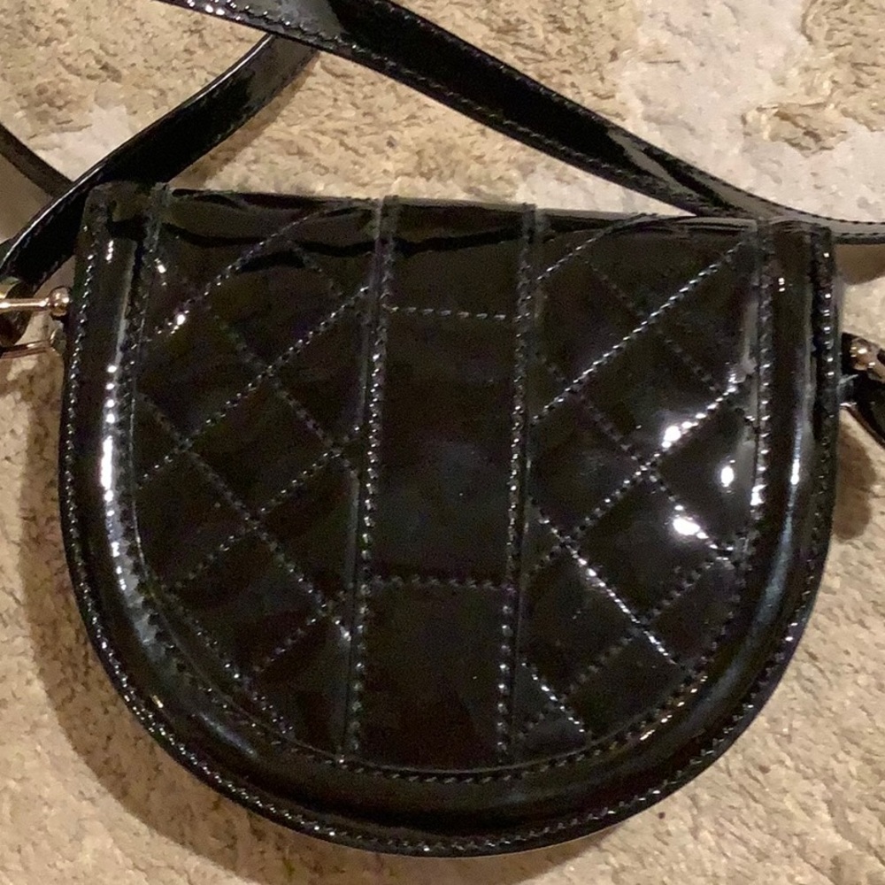 Burberry Quilted Patent Leather Crossbody Bag - Picture 11 of 16